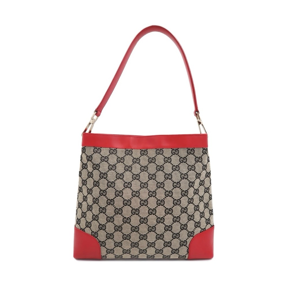 Gucci Canvas Shoulder Bag - Authentic - GG Bag